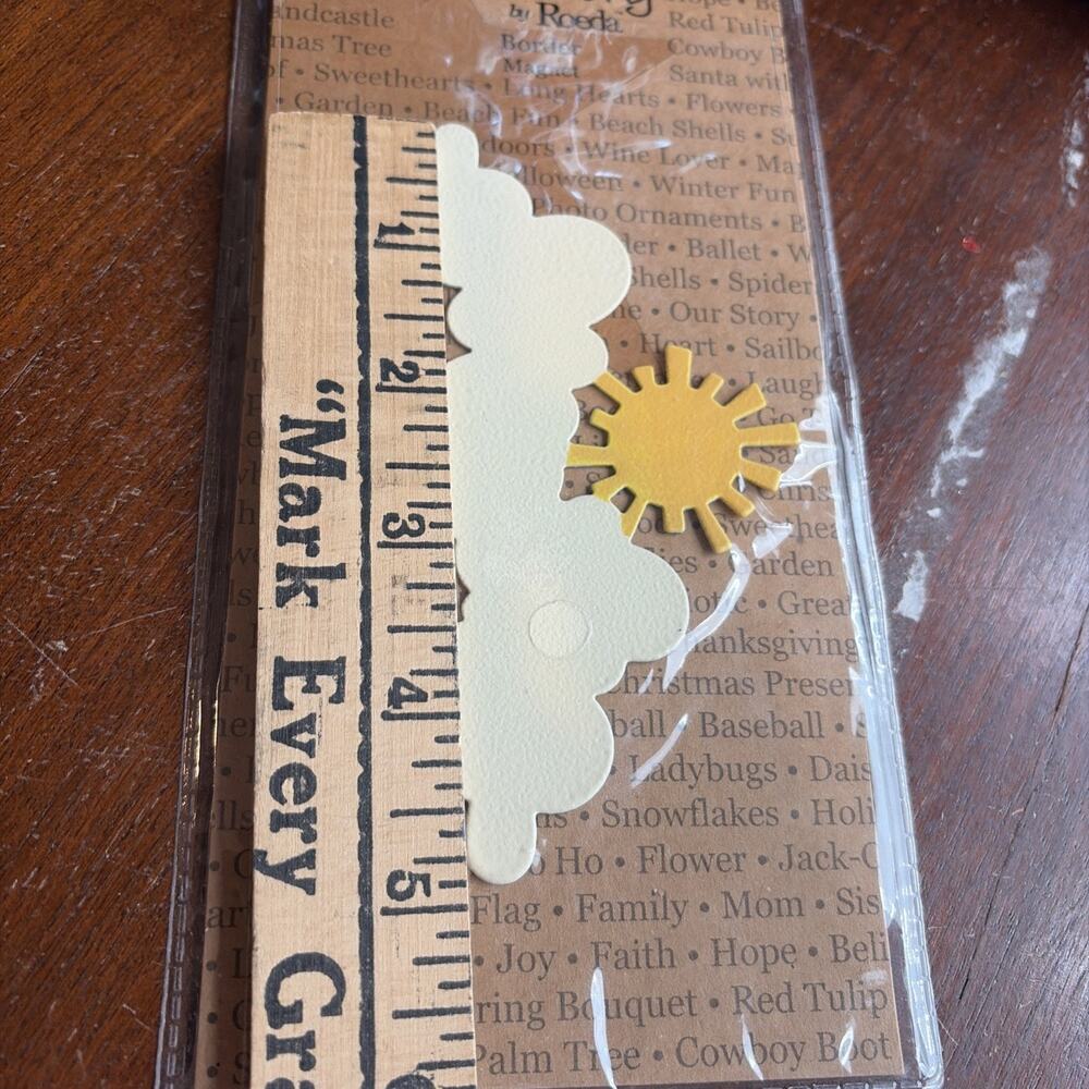 Embellish Your Story By Roeda Magnet #17456 Sun & Cloud Border Magnet Demdaco - Picture 4 of 7